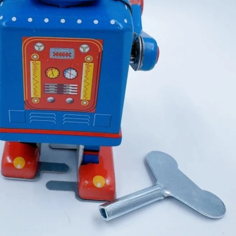

Mechanical WindUp Toy Moving Drum Robot Physics Demo STEM Educational Toy Science Gift for 8-12 Year Olds