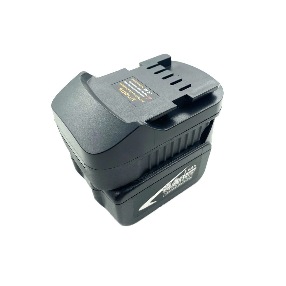 Imagem -06 - Adaptador Conversor de Bateria para Makita 18v Li-ion Baterias Converter para Metabo 18v Power Tools Bateria de Lítio Mk18mtb
