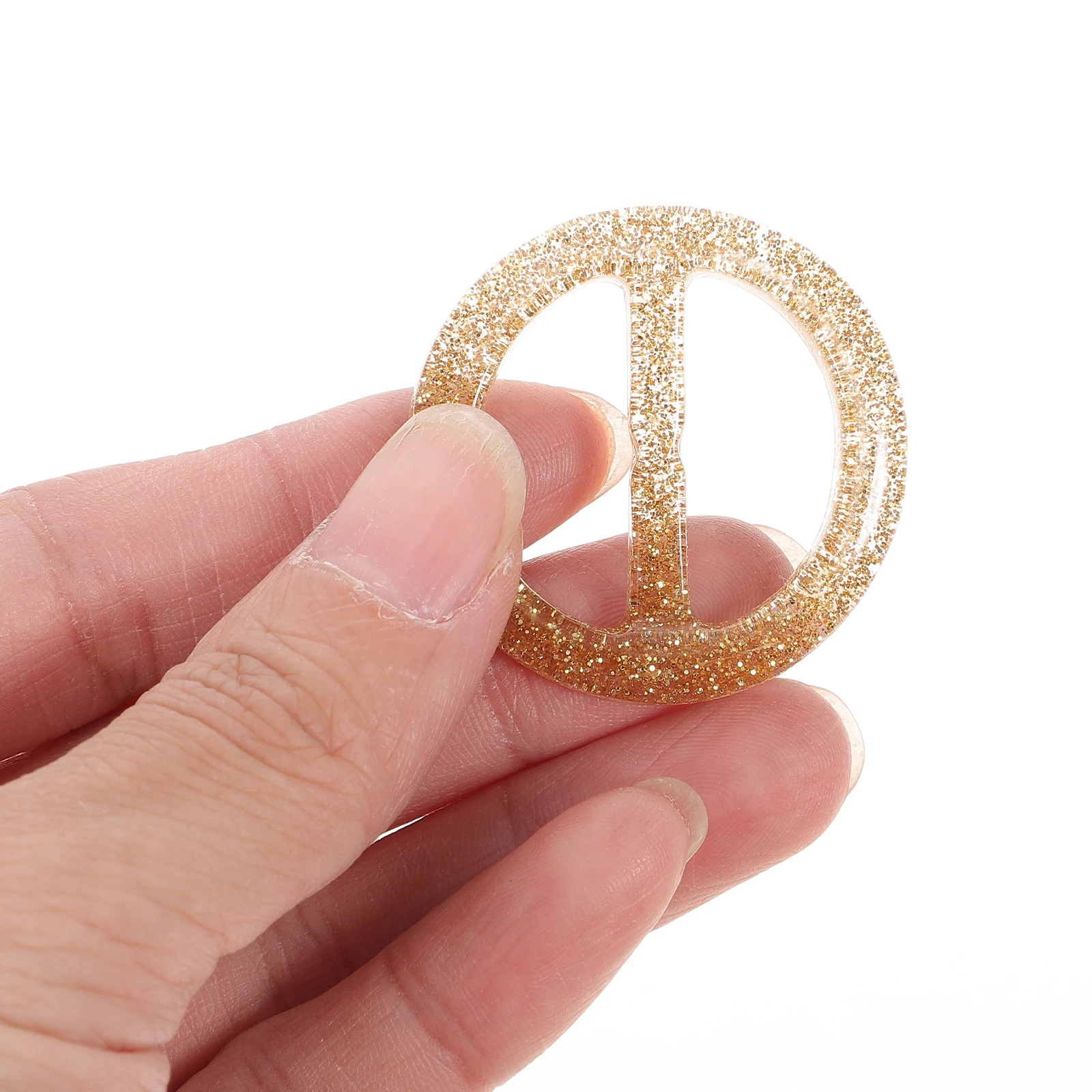 6 قطعة مقاطع تي شيرت مستديرة أنيقة مقاطع القميص أبازيم الملابس للصيف الأوشحة الموضة بلايز اكسسوارات الديكور