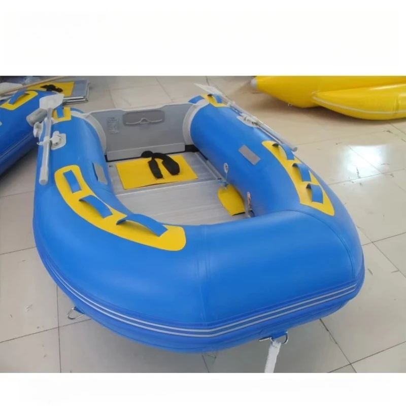 Wholesale Inflatable Rubber Speed Boat 2.3m 2.8m 3.3m 3.8m Assault Boat with Alloy Base for Sport Fishing