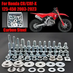 Motorcycle Hardware Bolt Full Plastics Fastener Kit For HONDA CR125 CR250 CRF250 CRF450 CRF250X CRF450X Dirt Pit Bike 2003-2022