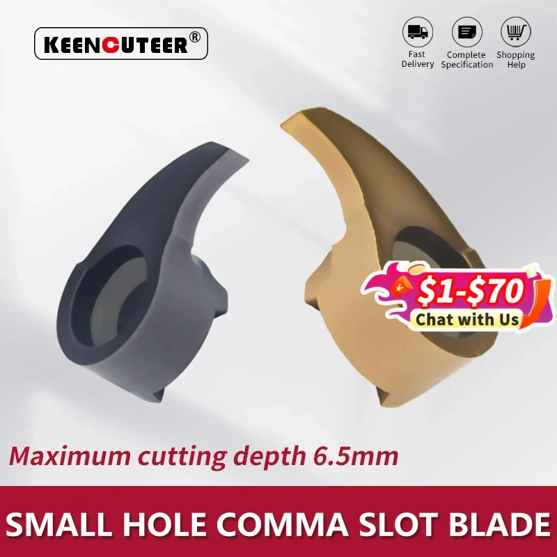 

Comma Blade VP15TF MB-05GR 07GR 09GR 11GR Small Hole Grooving Inserts CNC Lathe Carbide Deep Groove Turning Tool