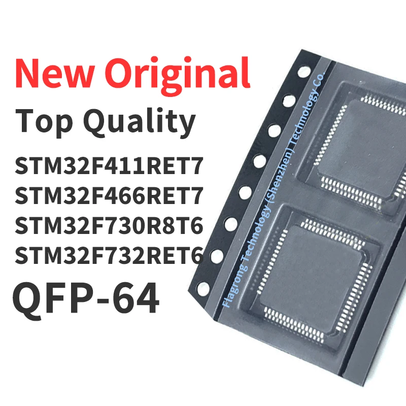 1 Piece STM32F411RET7 STM32F466RET7 STM32F730R8T6 STM32F732RET6 QFP-64 Chip IC New Original