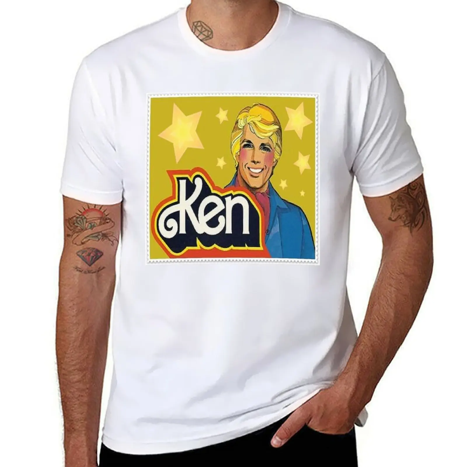 

Ken T-shirt graphics plus size tops t shirts for men pack