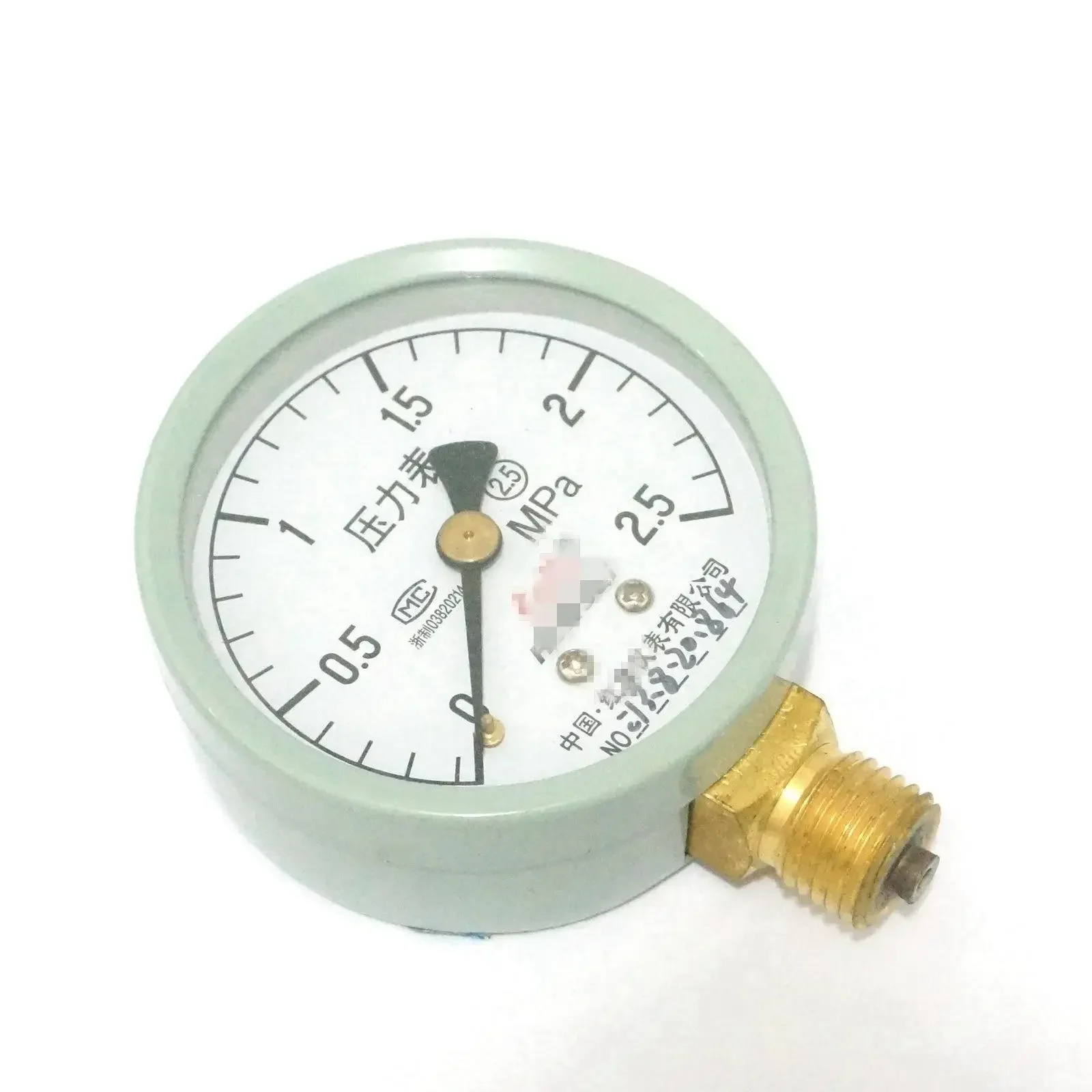 Diameter 60mm 0.1-60Mpa Radial Mount M14x1.5 Air Compressor Pressure Gauge Pneumatic