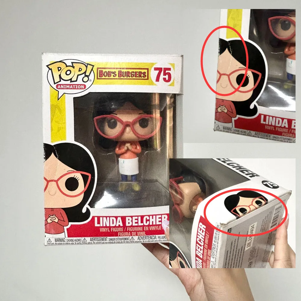 Funko Pop Animation Bob's Burgers Linda Belcher # 75 ألعاب شخصيات الحركة من الفينيل هدايا للأطفال #4