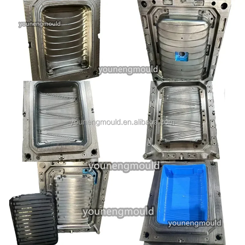 Customized Plastic Luggage Case Mould Suitcase Injection Mould Injection Plastic Stool Injection Mould