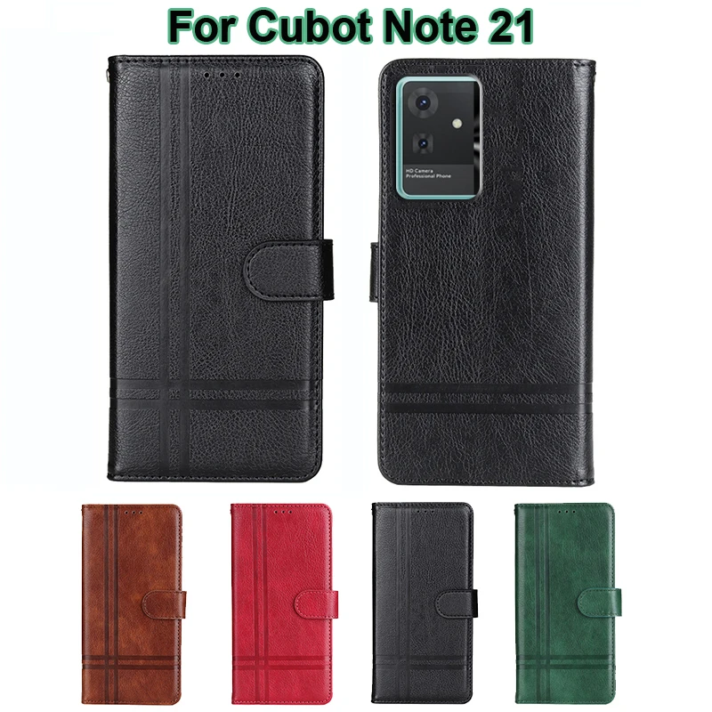 

Book Case For Cubot Note 21 чехол Protection Wallet Capa PU Leather Shell Flip Phone Cover For Carcasa Cubot Note 21 Funda Coque