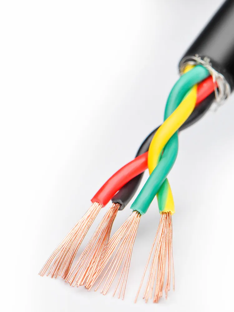 2-core 20AWG 22AWG 18AWG 24AWG 16AWG 17AWG 5 meter 485 communication signal cable RVSP pure copper twisted pair shielded wire