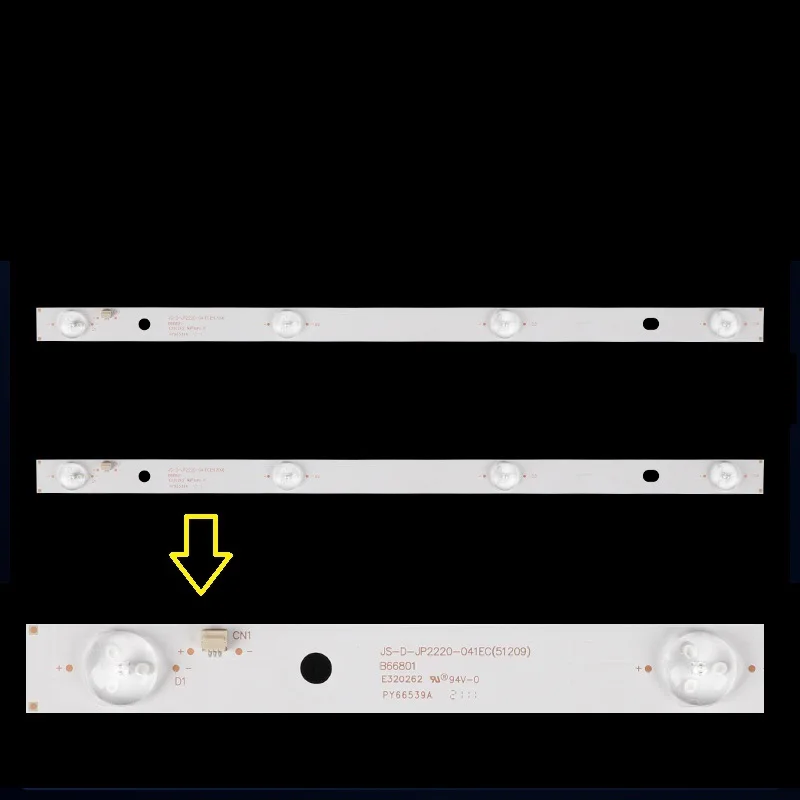 Podświetlenie LED paski 4LED dla JS-D-JP2220-041EC(51209) E22F2000 MCPCB Vekta ld-22sf6015bt