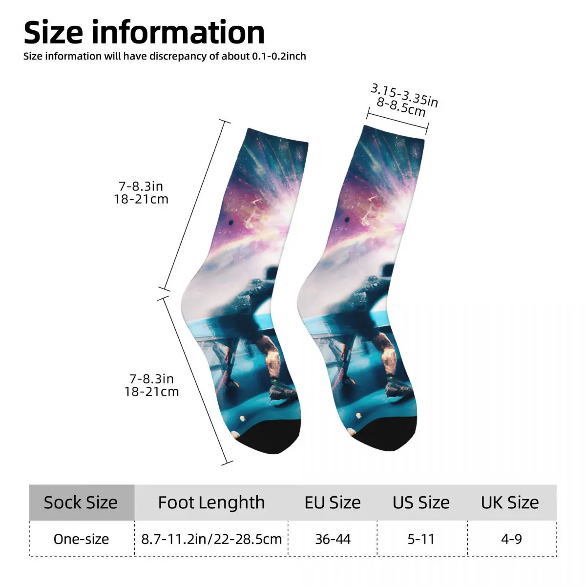 All Seasons Crew Stockings Colorful Table Tennis Player Design Socks Casual Long Socks for Men Women Valentine's Day Gifts