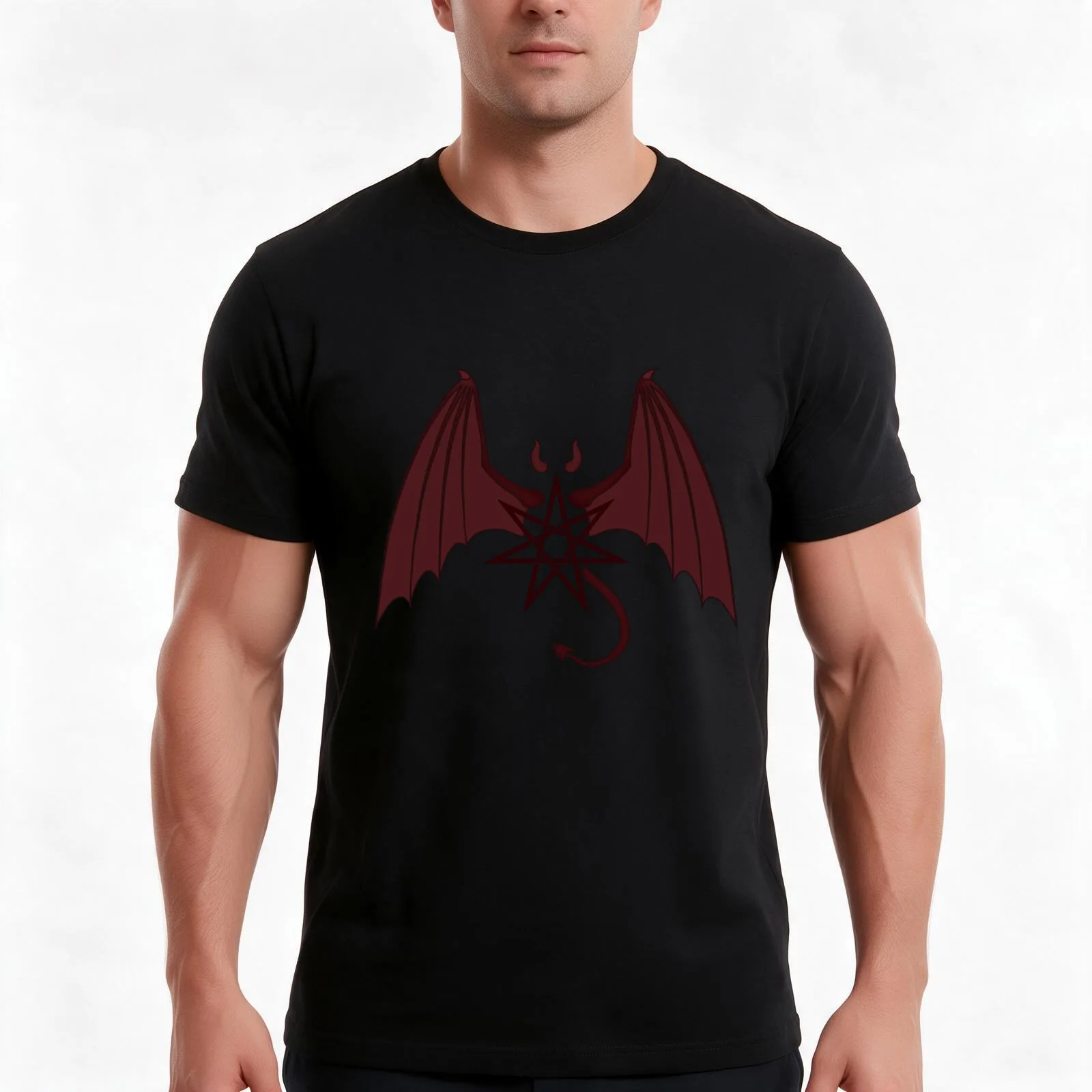 V.1 Succubus/Incubus Demonkin Otherkin symbol art Design T-Shirt, Summer Casual Cotton Tee, Oversized Streetwear Tops
