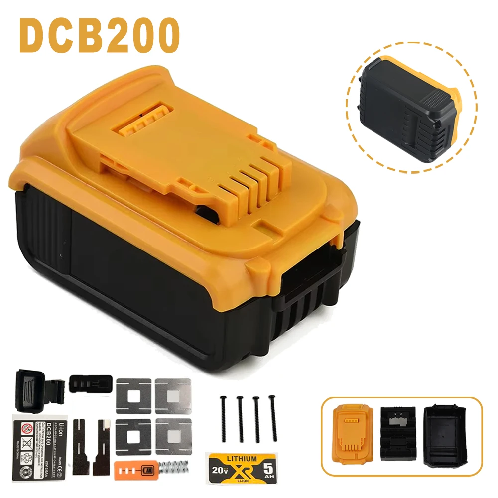 

DCB200 Li-Ion Battery Plastic Case PCB Protection Circuit Board For 18V 20V Electric Tool Plastic Shell Nesting Strip