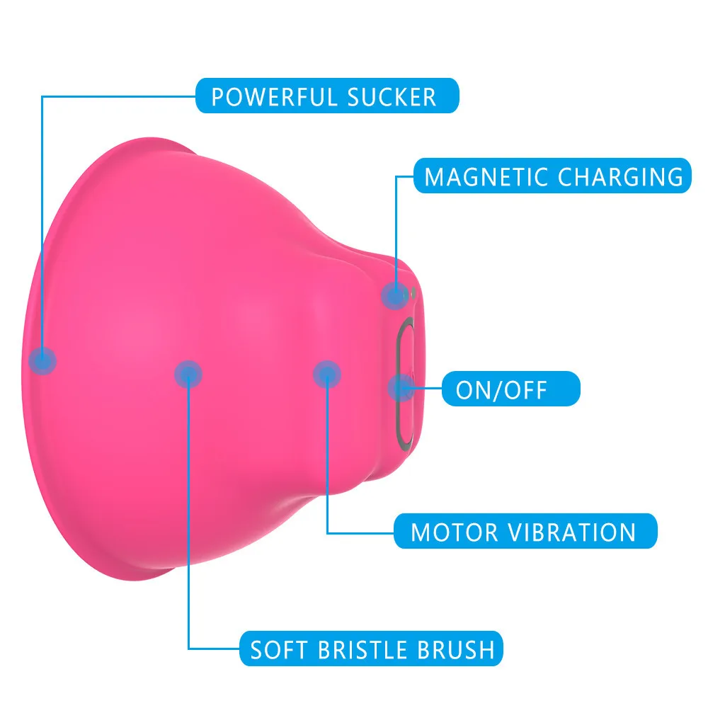 Breast Enlargement Massager Vibrator Female Nipple Sucker Clitoris Vacuum Pump Cover Masturbator Sex Toys for Women Adults
