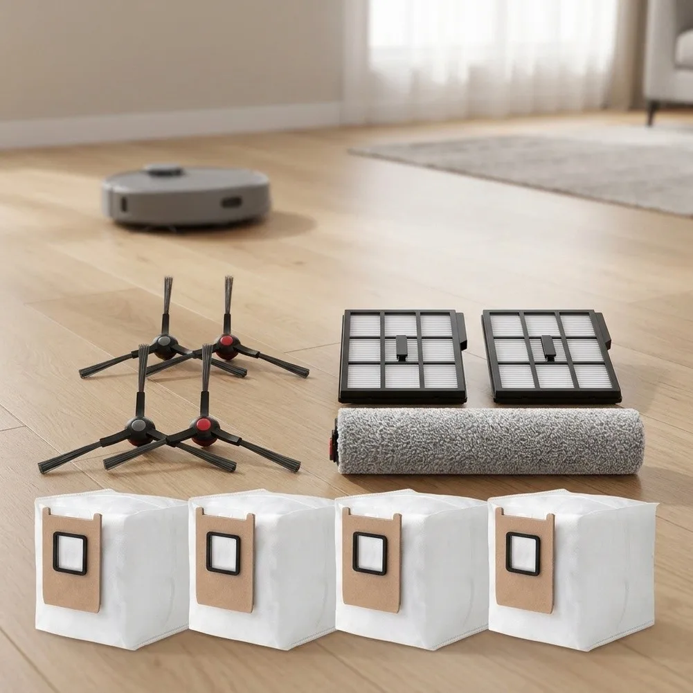 Cleaner Bag Filter Robot Vacuum Parts Indoor Cleaning Dust Removal Long-lasting Reliability Tear-resistant Material