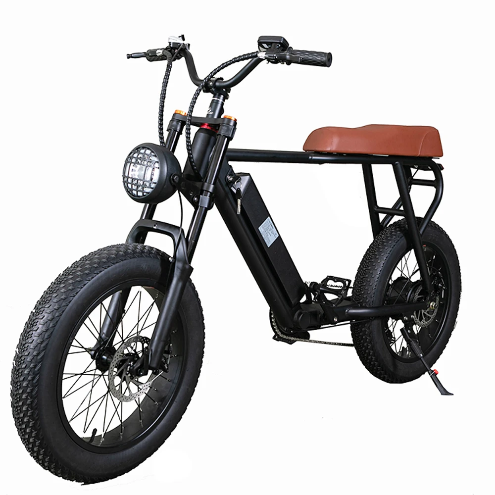 

20FG Adult Mountain Bike 20 Inch 500W Electric Bike 48V 15Ah Lithium Battery Air Suspension Front Fork