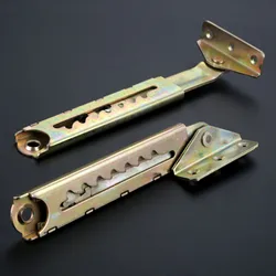 2Pcs Sofa Lifting Hinge Angle Adjustment Hinge Adjustable Gear Left and Right Iron Angle Lifting Rod for Drafting Table