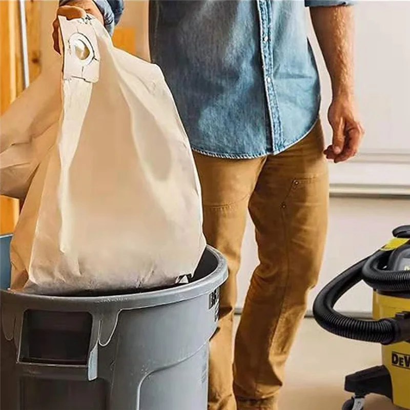

A54Z 19-3100 вакуумные мешки для Stanley Shop Vac 5-6 галлонов пылесосы для влажной/сухой уборки одноразовые мешки для пыли многоразовый фильтр 19-1500