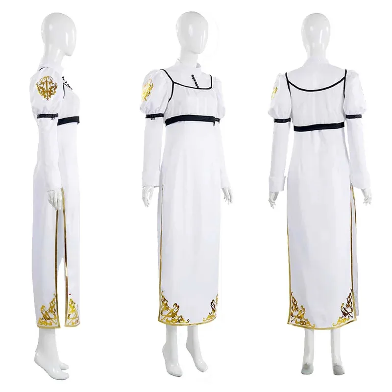 

ff34Game DMC Cosplay Kyrie White Dresses Clothing Female Adult Outfit Party Roleplay Costume Suits Outfits Halloween Carni