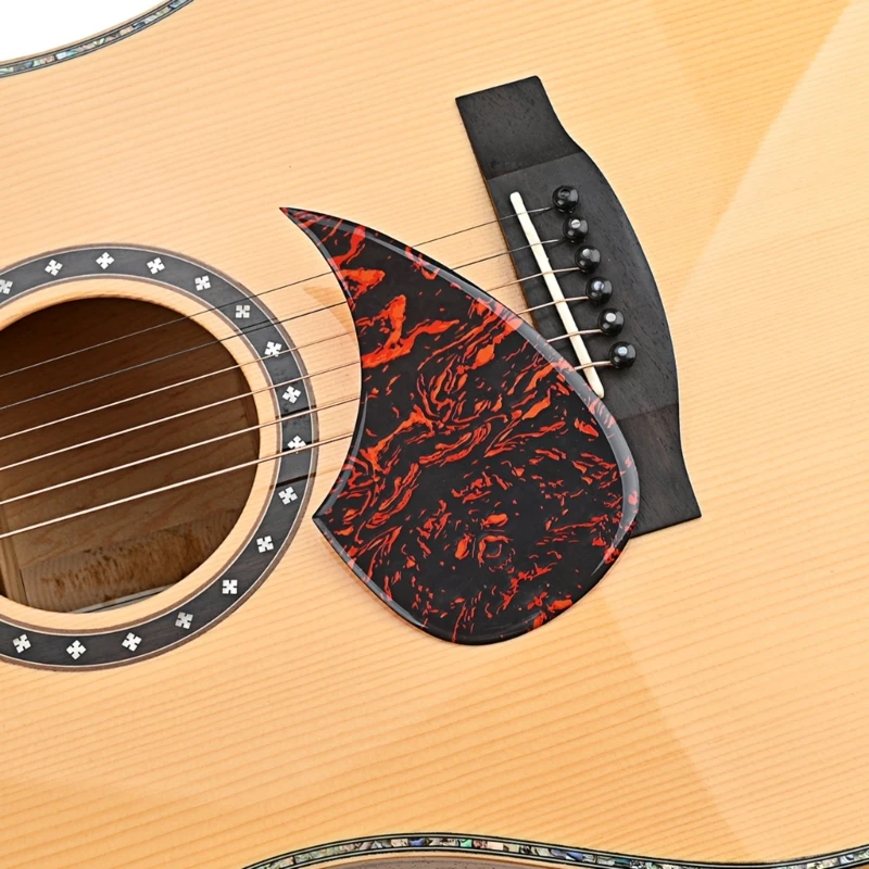 1PC Profession Acoustic Guitar Pick Guard Guitar Scratch Plate Self-Adhesive Pickguard Sticker For Acoustic Guitar Parts 24BD