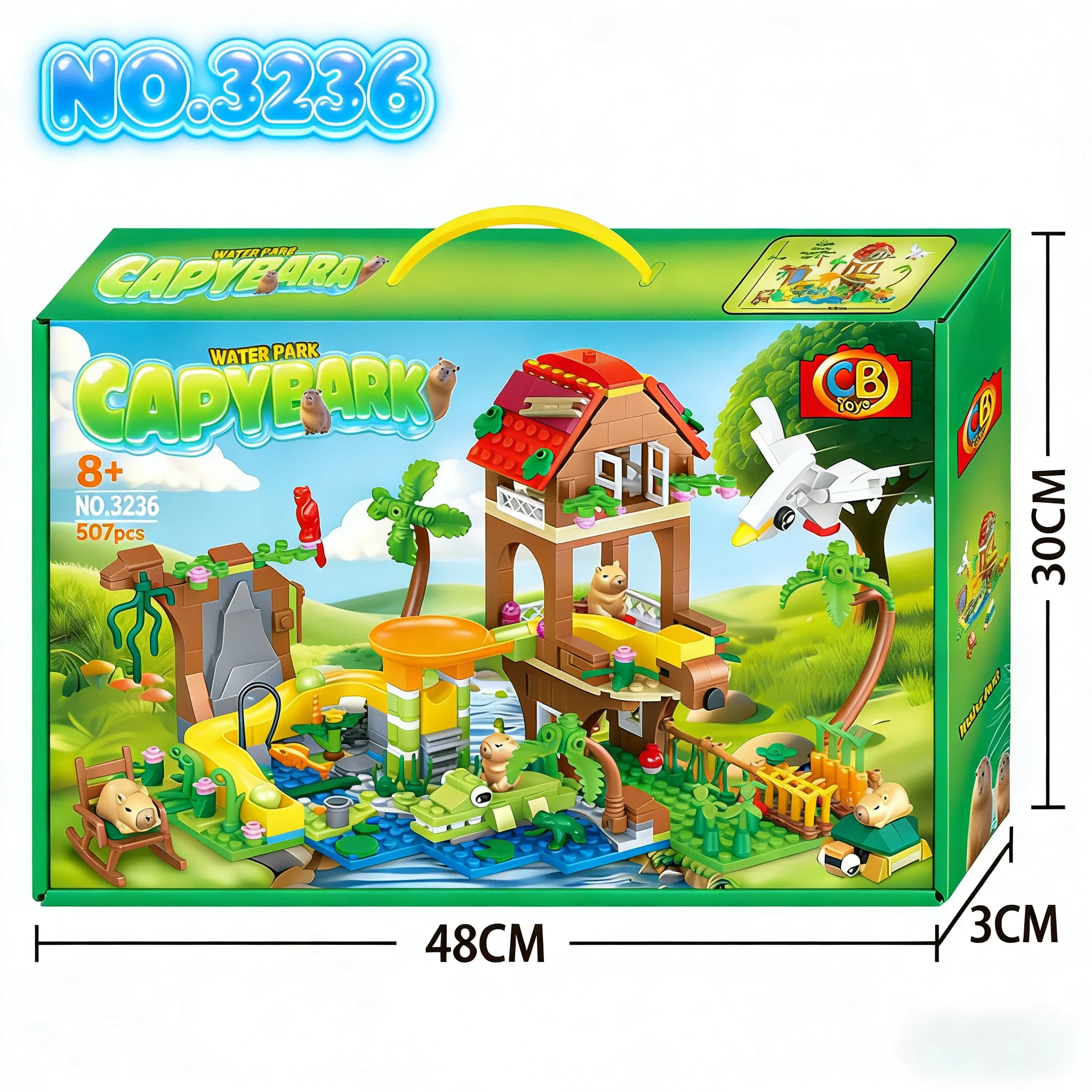 魅力的なカピバラのアクセサリー 積み木、面白い動物のシーンモデル、デスクディスプレイ用、大人やコレクターへのクリエイティブなギフト