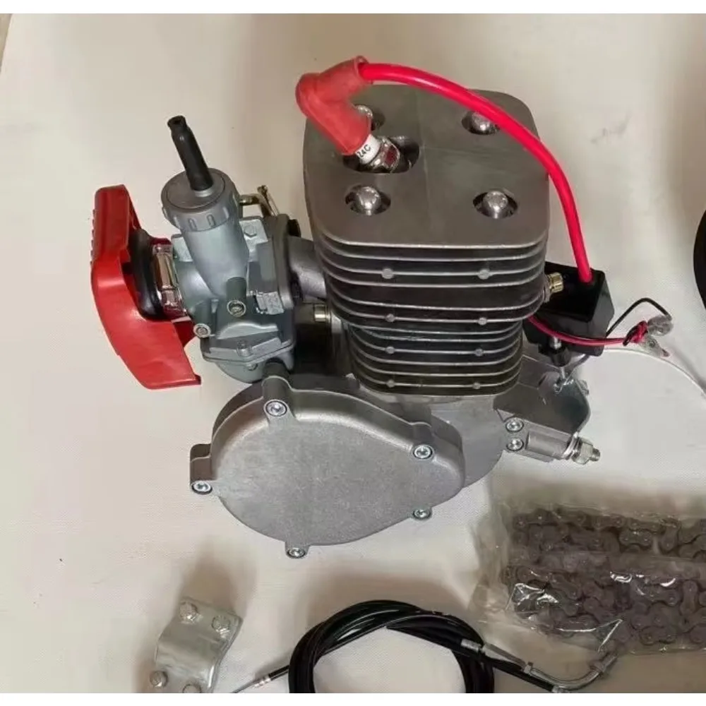 100cc 2 Stroke Gas Bicycle Engine Kit High Quality Electric, Motorized Bike Conversion Motor Kit for Cycling and Commuting Use