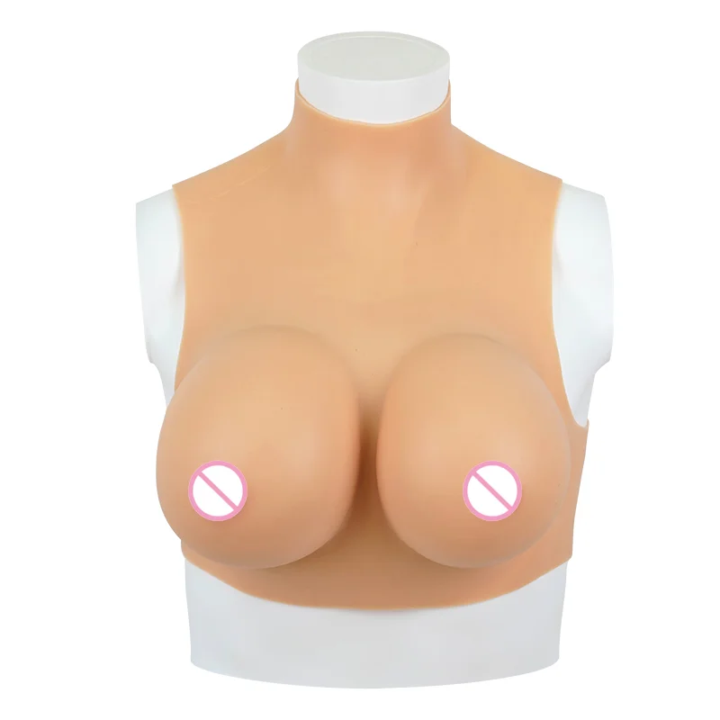 

Silicone Filled Prosthesis Chest Real Feel a B C D E G Cup Transgender Huge Fake Boobs Breast Form Fake Boobs for Men