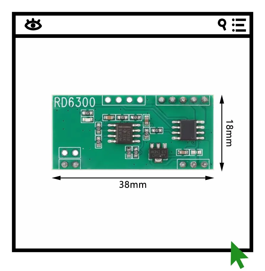 

2 шт. модуля считывателя ID-карт RDM6300, радиочастотный модуль RFID, выход последовательного порта UART для микроконтроллера