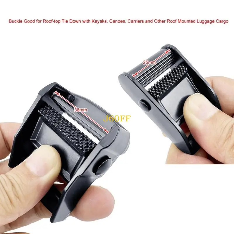 

J60F Тяжелый алюминиевый сплав Слайдер Слайдер Прета с пряжкой с выбросом ремешка Регулируемая металлическая пряжка 25/38 мм