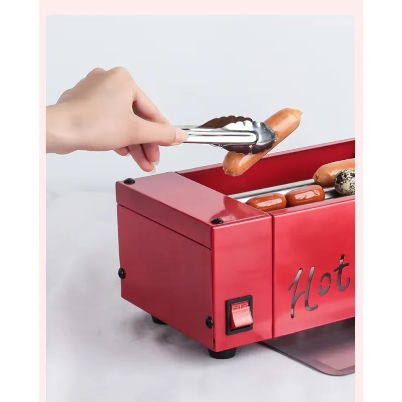 Hot Dog Machine Hot Dog Machine Sausage Roller Machine With Detachable Glass