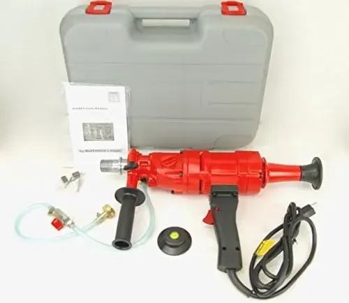 DRILL PACKAGE DEAL 4Z1 2-SPEED CONCRETE CORING DRILL by BLUEROCK TOOLS COMES WITH 1", 2", 3", & 4" BITS
