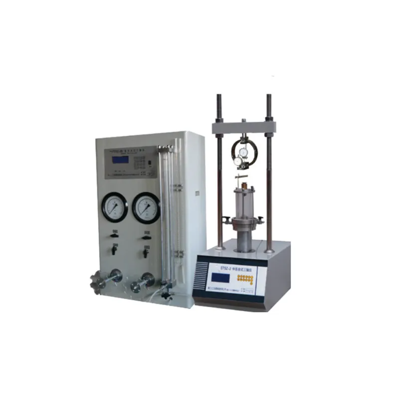 STSZ-8 80KN High Pressure Triaxial Testing Machine/Soil Lab Triaxial Testing Equipment