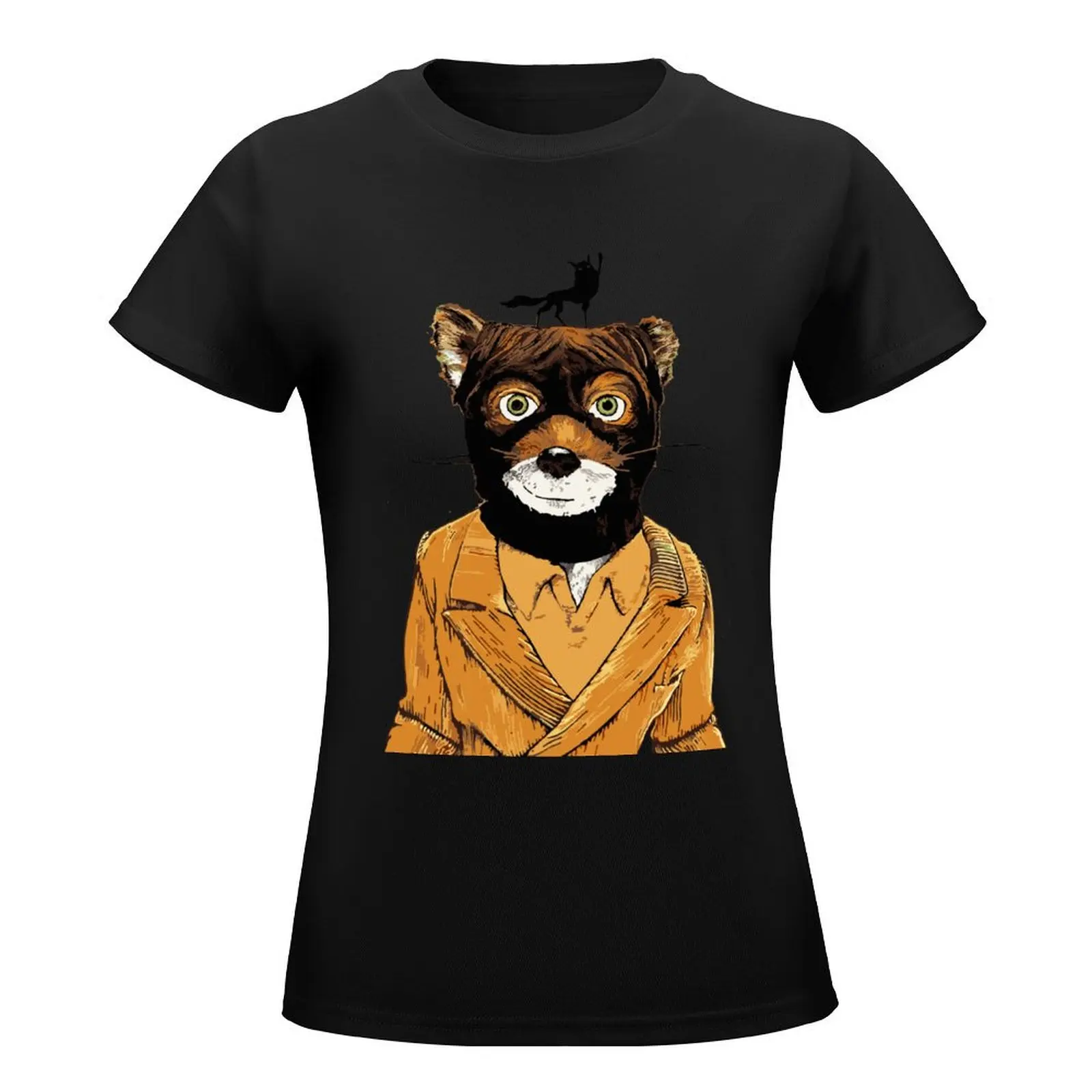 mr fox film T-Shirt kawaii clothes summer clothes Women t shirt