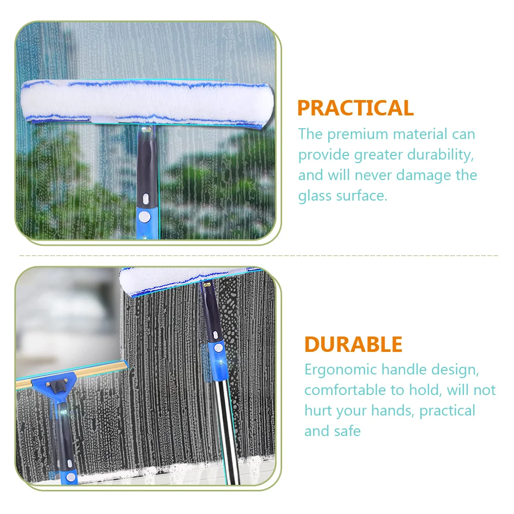 

1Set Multi Functional Window Cleaner Squeegee Microfiber Scrubber Kit Extendable Car Windshield Wiper Mirror Washing Wiper