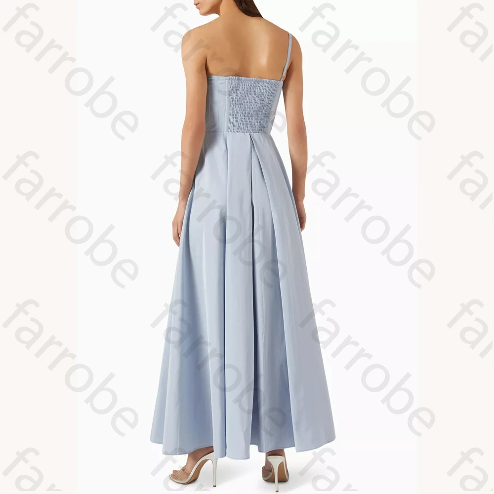 Customized One-shoulder Maxi Dress A-Line Evening Dresses Sleeveless Formal Exquisite High Quality Prom Party Gowns for Women