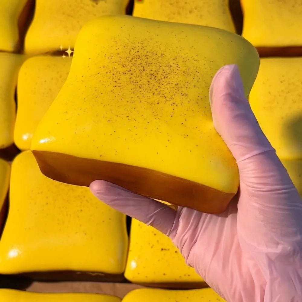 اسفنجي زبدة خبز التوست ضغط لعب لتخفيف التوتر ، لينة بطيئة الارتفاع المضادة للقلق ألعاب متململة الحسية للبالغين والأطفال ADHD #1