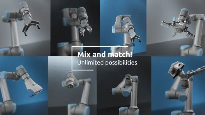 Original Universal Cobot Sander for Polishing Tasks, Attaches to Robot Arm for Automated Surface Finishing
