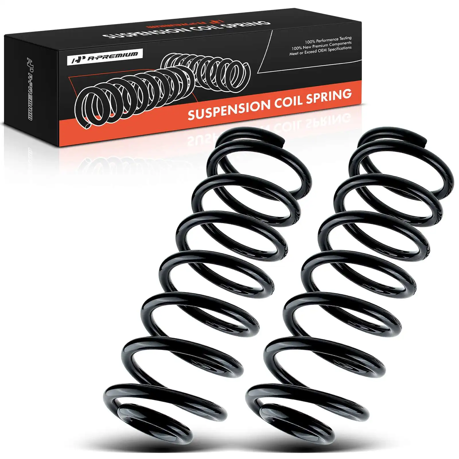 A-Premium 2Pcs Rear Left & Right Coil Spring Set for Jeep Wrangler 2007-2017 Sport Utility