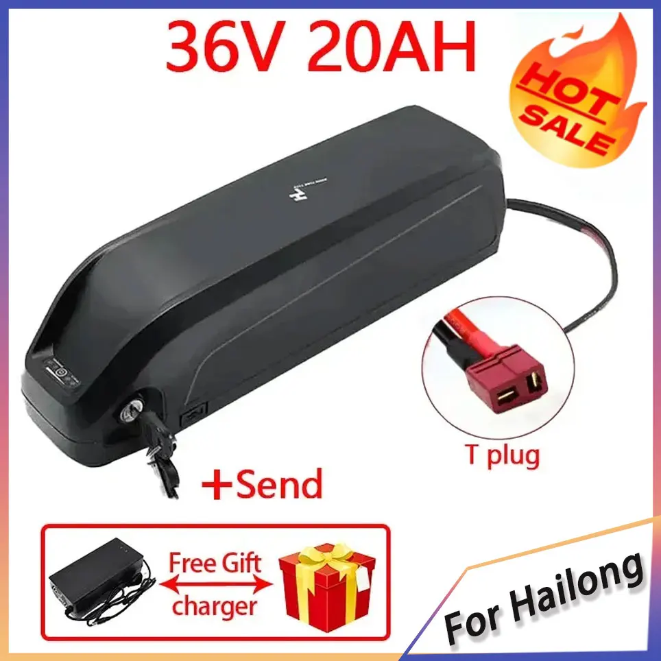 Hailong e-bike accu 36V 48V 20Ah 30Ah 40Ah mountainbike 18650 21700 elektrische accu pack voor Bafang 1000W 500W 250W
