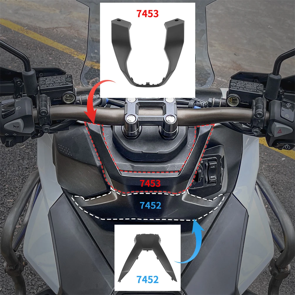 ADV 160 Front Upper Top Cover Bodywork Fairing Kit For Honda ADV160 ADV 160 2023 2024 Motorcycle Injection Accssories