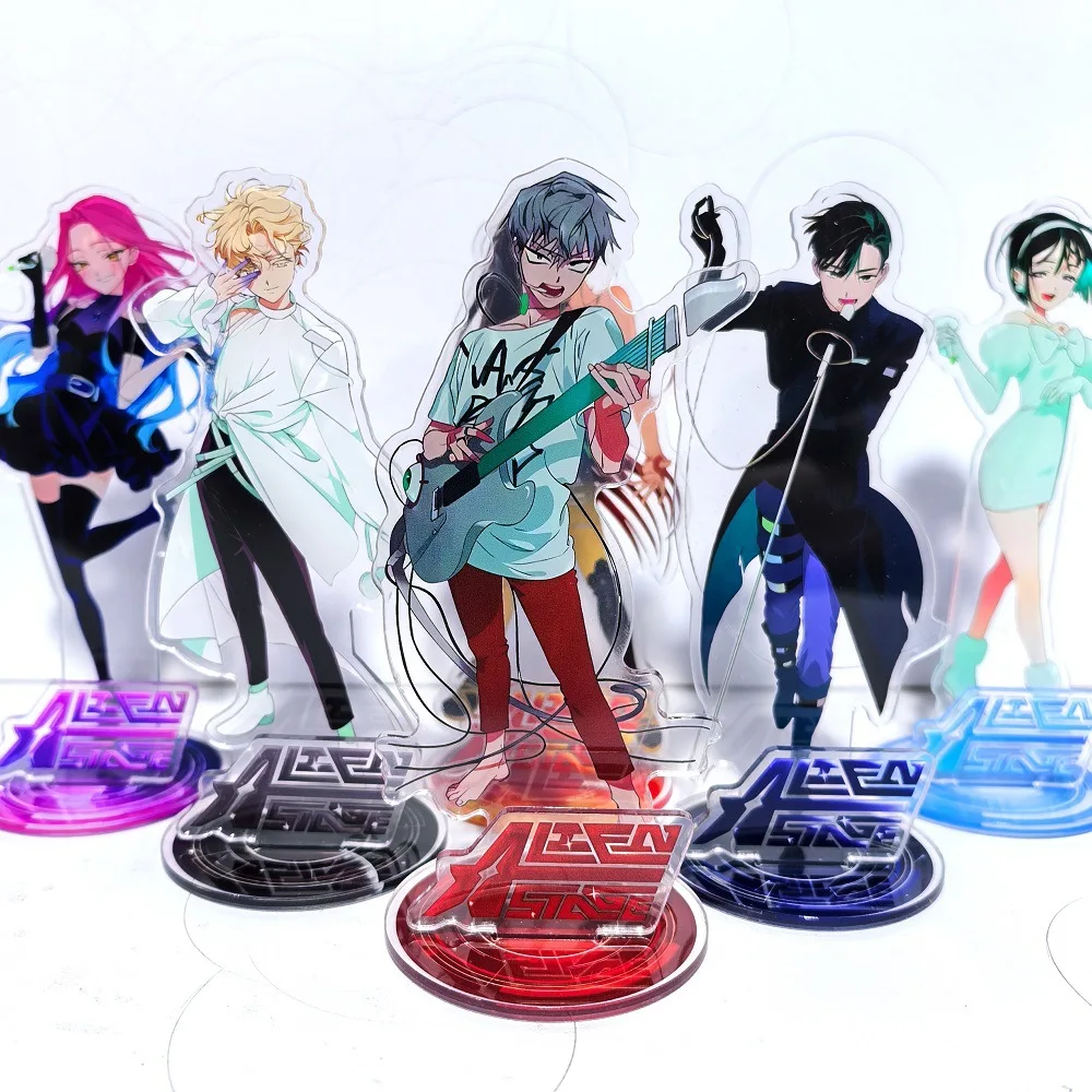 

Anime Alien Stage Japanese Peripherals Till/IVAN/LuKa Acrylic Stand Collectible Desk Ornaments Creative Birthday Gift for Friend