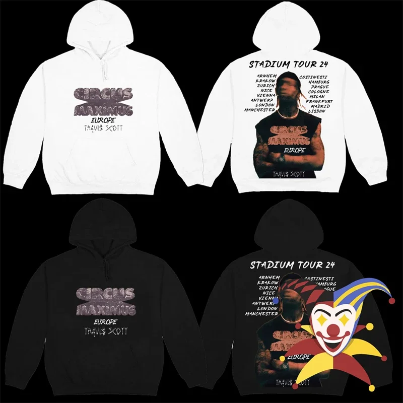 

Cactus Jack OFFEST Set It Off Hoodie Men Women 2024fw Black White Pullovers Hooded