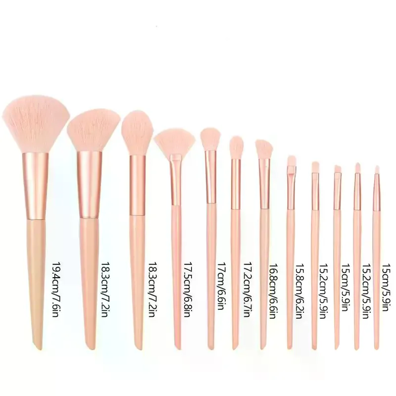 12 pennelli per trucco morbidi e soffici set ombretto fondotinta donna polvere cosmetica fard miscelazione bellezza trucco strumento di bellezza