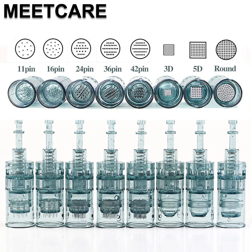 Dr. Caneta m8 cartuchos de baioneta microagulha 11 16 24 36 42 nano agulha mts microagulhamento agulhas de substituição para ultima dr pen m8