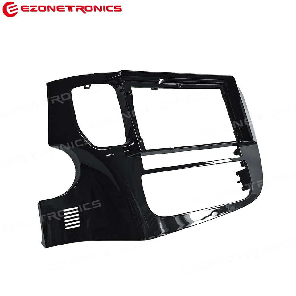 9inc For Mitsubishi Outlander 2017-2019 Car Fascia Frame Audio Fitting Adaptor Dash Trim Kits Facia Panel Double Radio Player