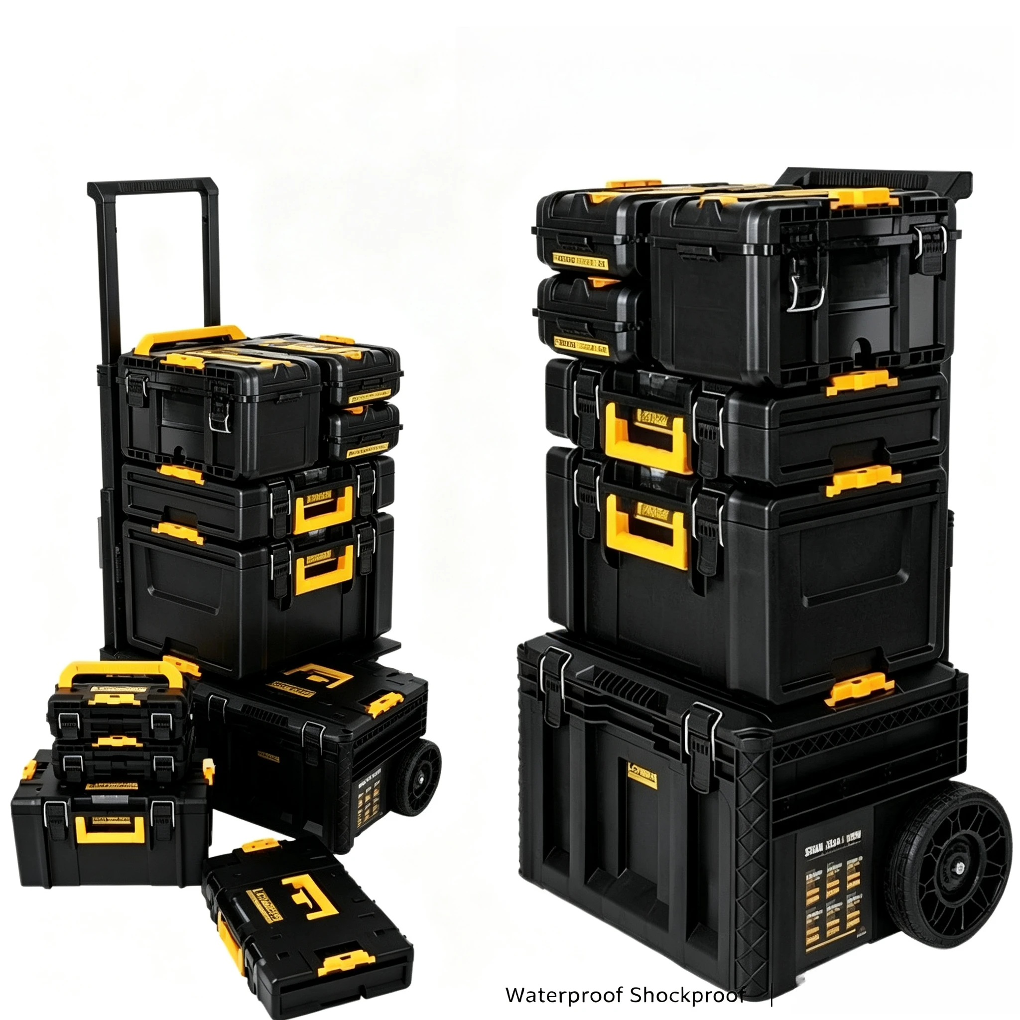 Heavy Duty Stackable Combination Tool Trolley Multifunctional Hardware Hand Cart Industrial & Household Car Storage Organizer