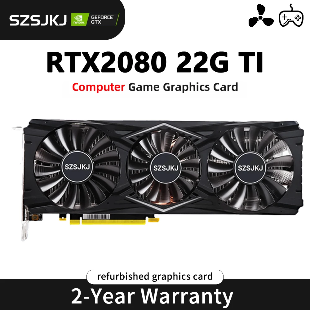 Used wholesale for RTX 2080 Ti GAMING X TRIO High-performance graphics card RTX 2080 Ti Graphic Card - 22GB  080TI