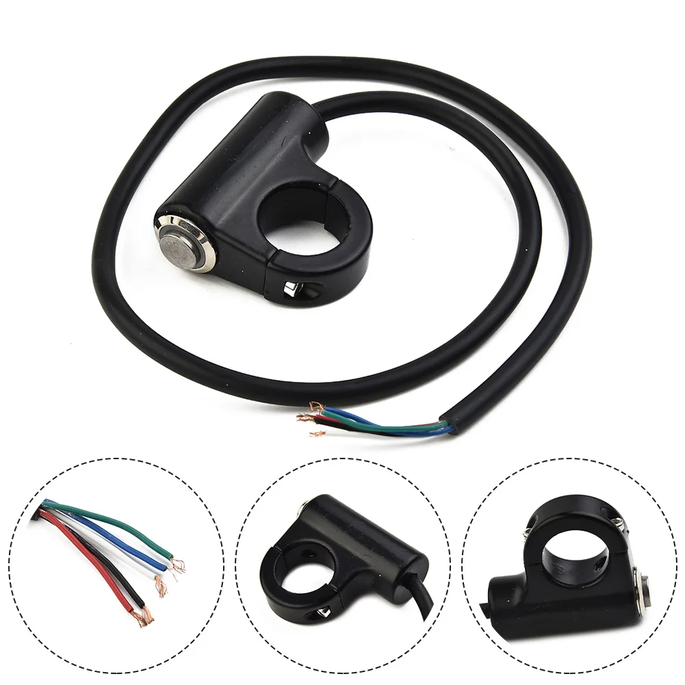 22MM Motorcycle Switch 12V 10A LED Motorcycle Handlebar Headlight Switch Fog Light ON OFF Waterproof Switch