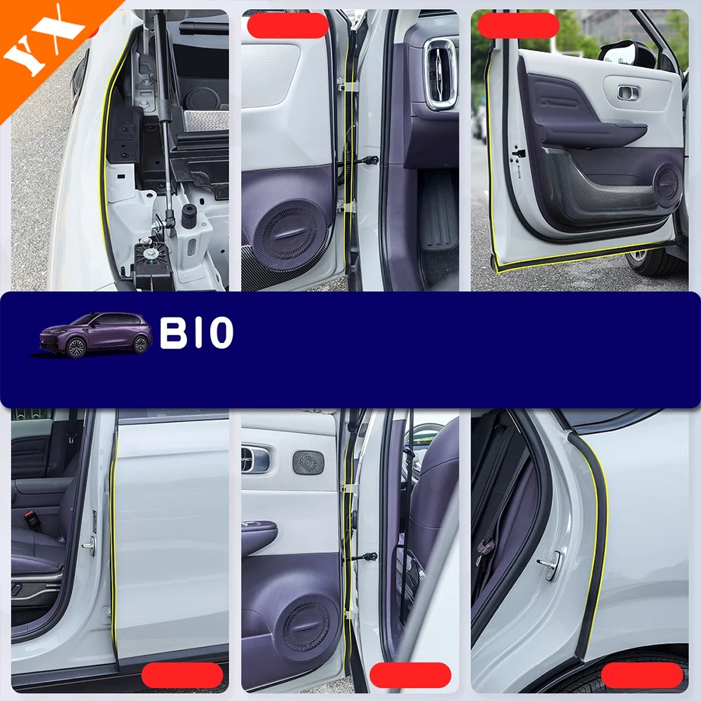 

2025 2026 для аксессуаров Leapmotor B10, автомобильная уплотнительная лента, декоративная лента для снижения шума и защиты от пыли автомобиля