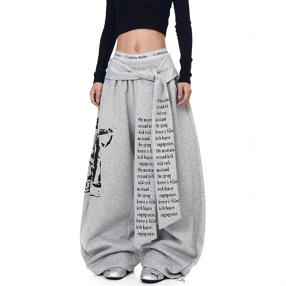 Men's Letter-Print Joggers — product detail 3